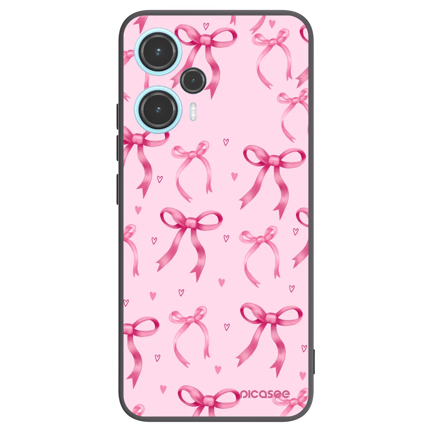 Picasee silikónový čierny obal pre Xiaomi Poco F5 - Bow Aesthetic