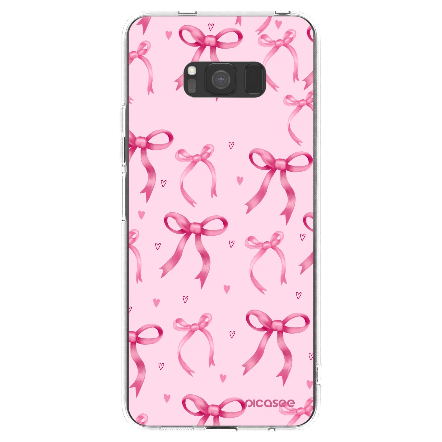 Picasee silikónový prehľadný obal pre Samsung Galaxy S8 G950F - Bow Aesthetic
