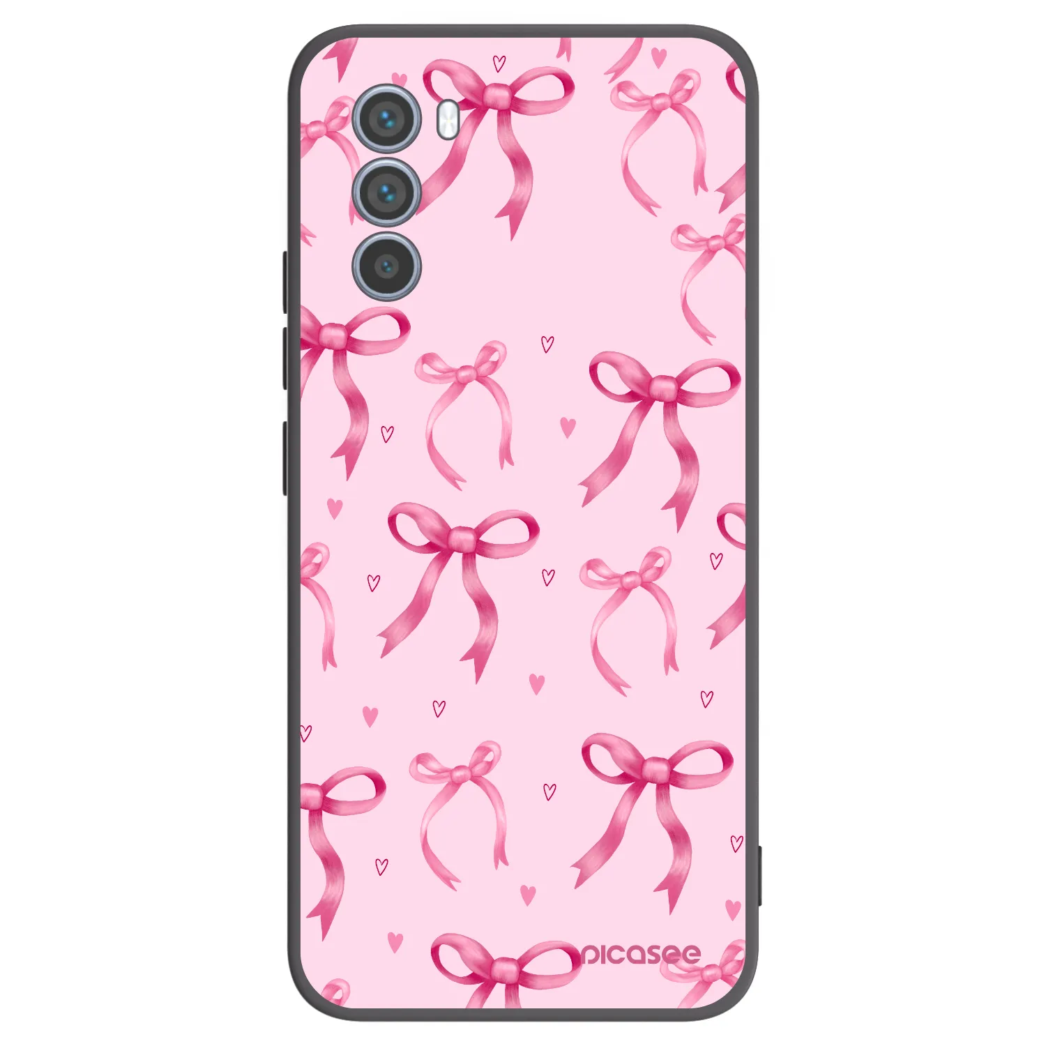 Picasee silikónový čierny obal pre Motorola Moto G62 - Bow Aesthetic