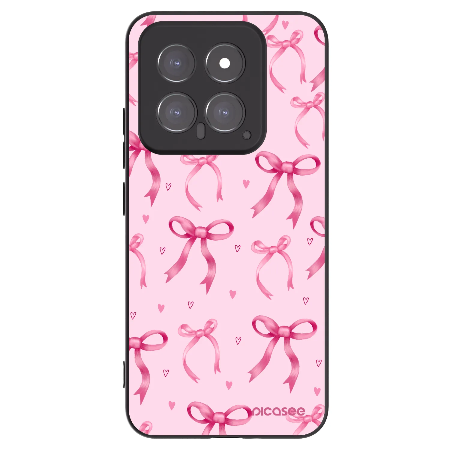 Picasee silikónový čierny obal pre Xiaomi 14 - Bow Aesthetic