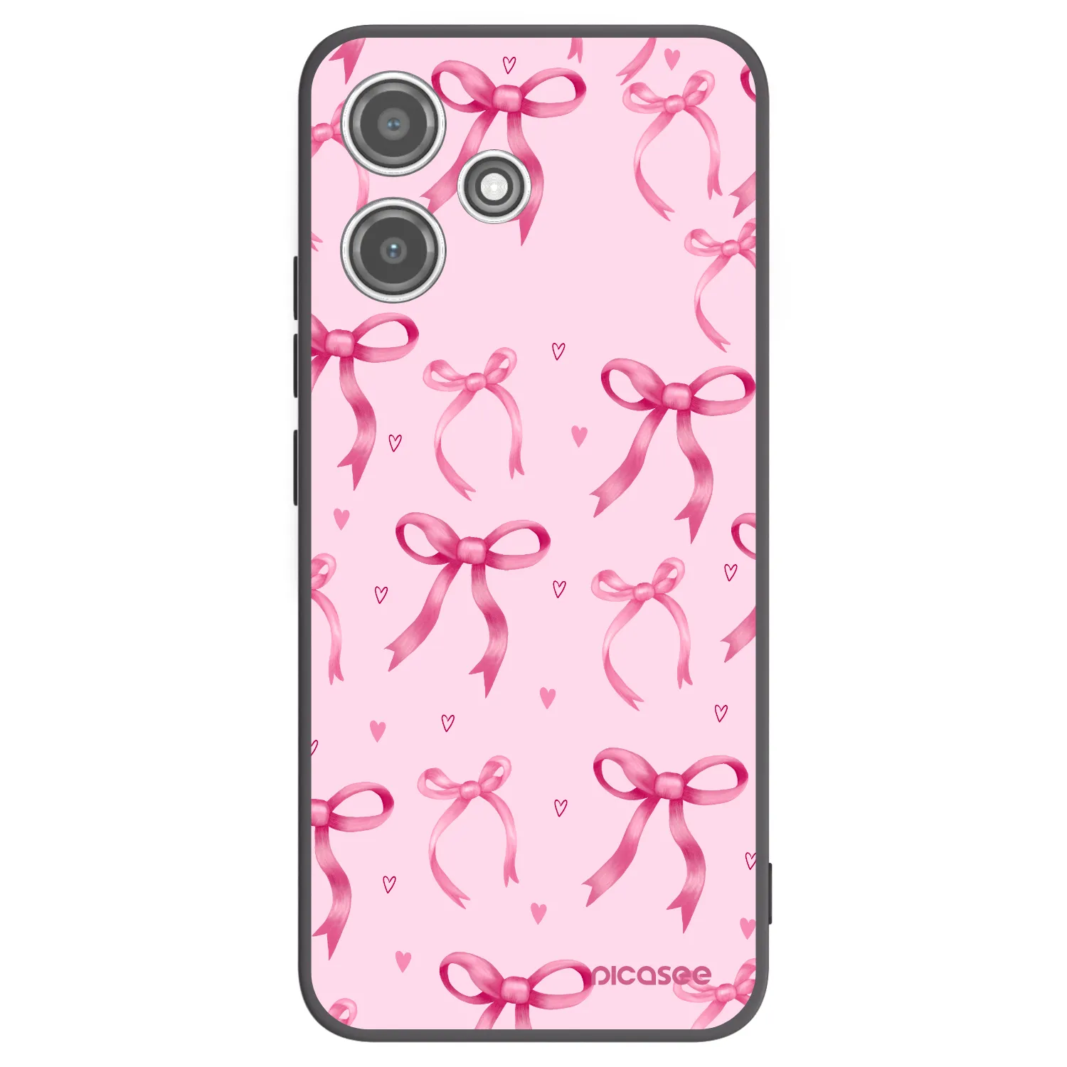 Picasee silikónový čierny obal pre Xiaomi Redmi 12 5G - Bow Aesthetic