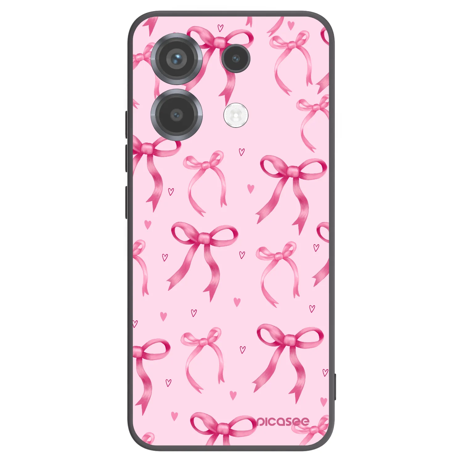 Picasee silikónový čierny obal pre Xiaomi Poco X6 - Bow Aesthetic