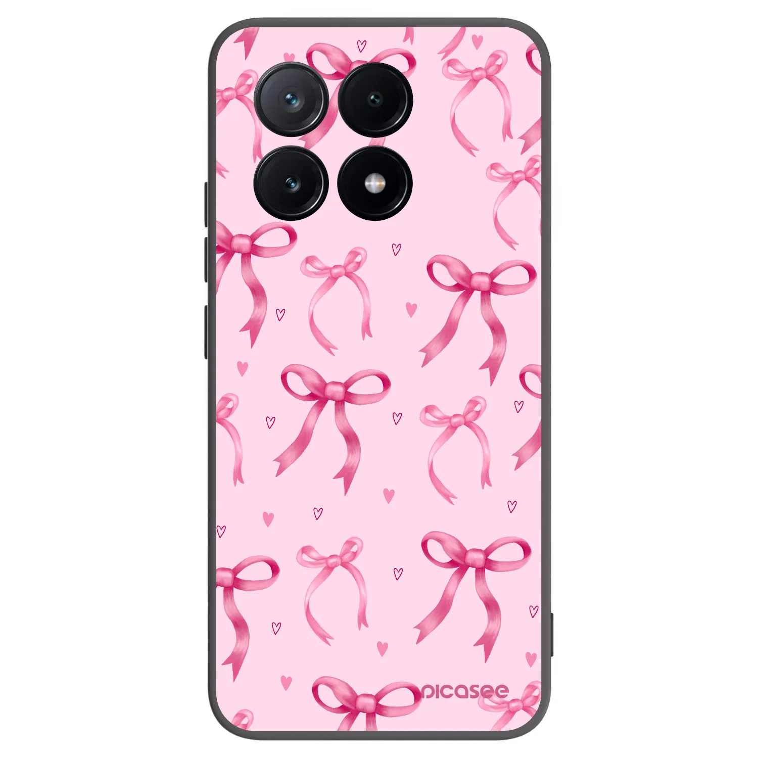 Picasee silikónový čierny obal pre Xiaomi Poco X6 Pro - Bow Aesthetic