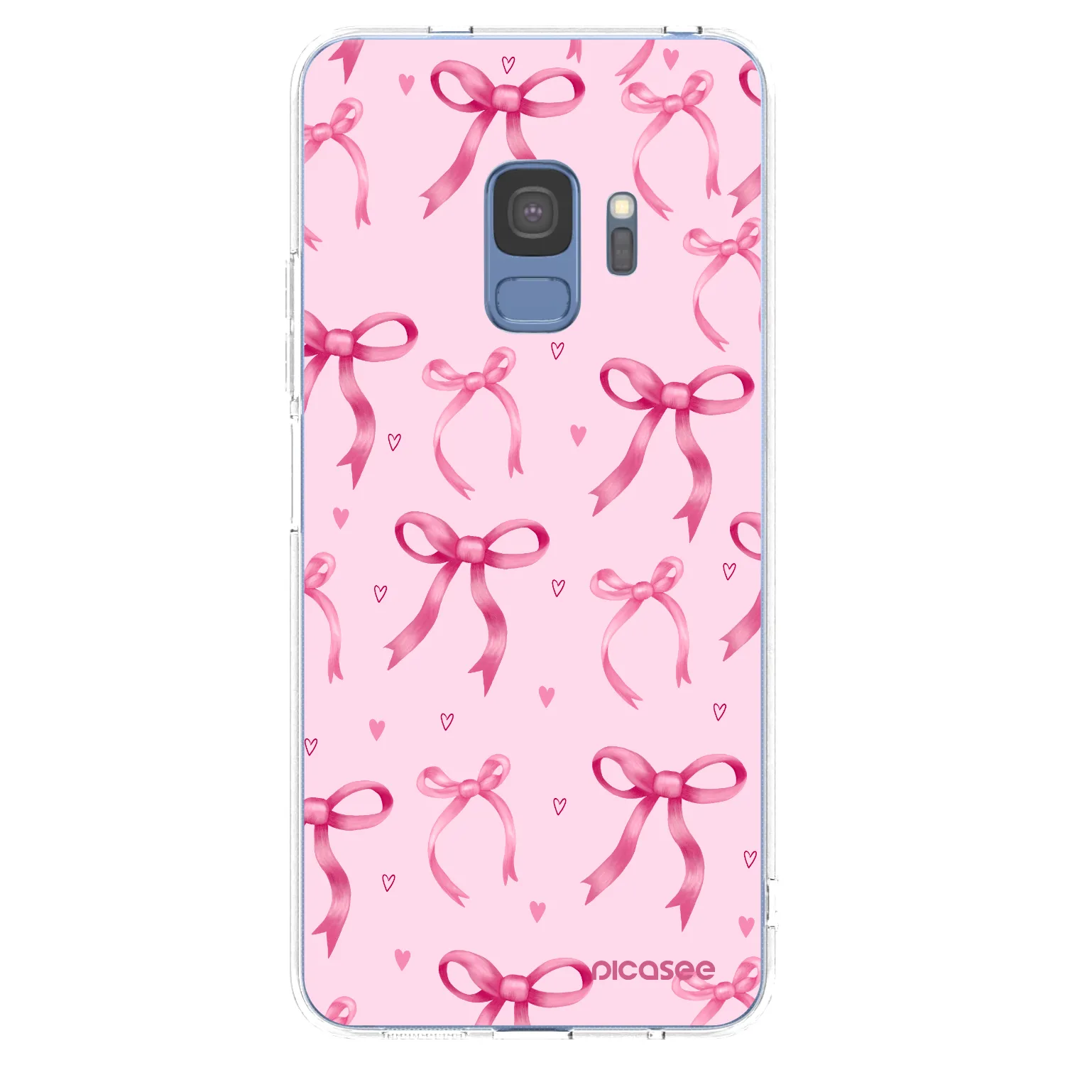 Picasee silikónový prehľadný obal pre Samsung Galaxy S9 G960F - Bow Aesthetic