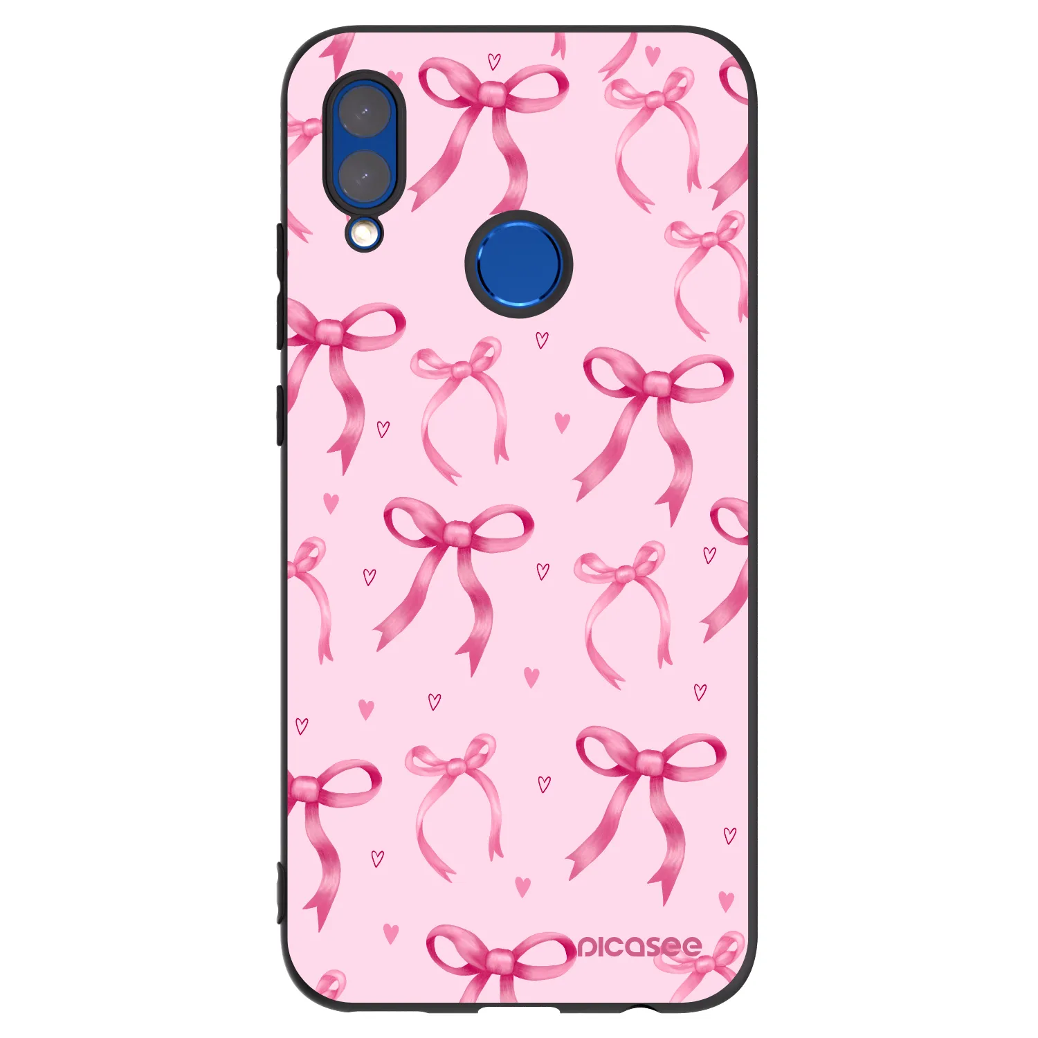 Picasee silikónový čierny obal pre Huawei P Smart 2019 - Bow Aesthetic