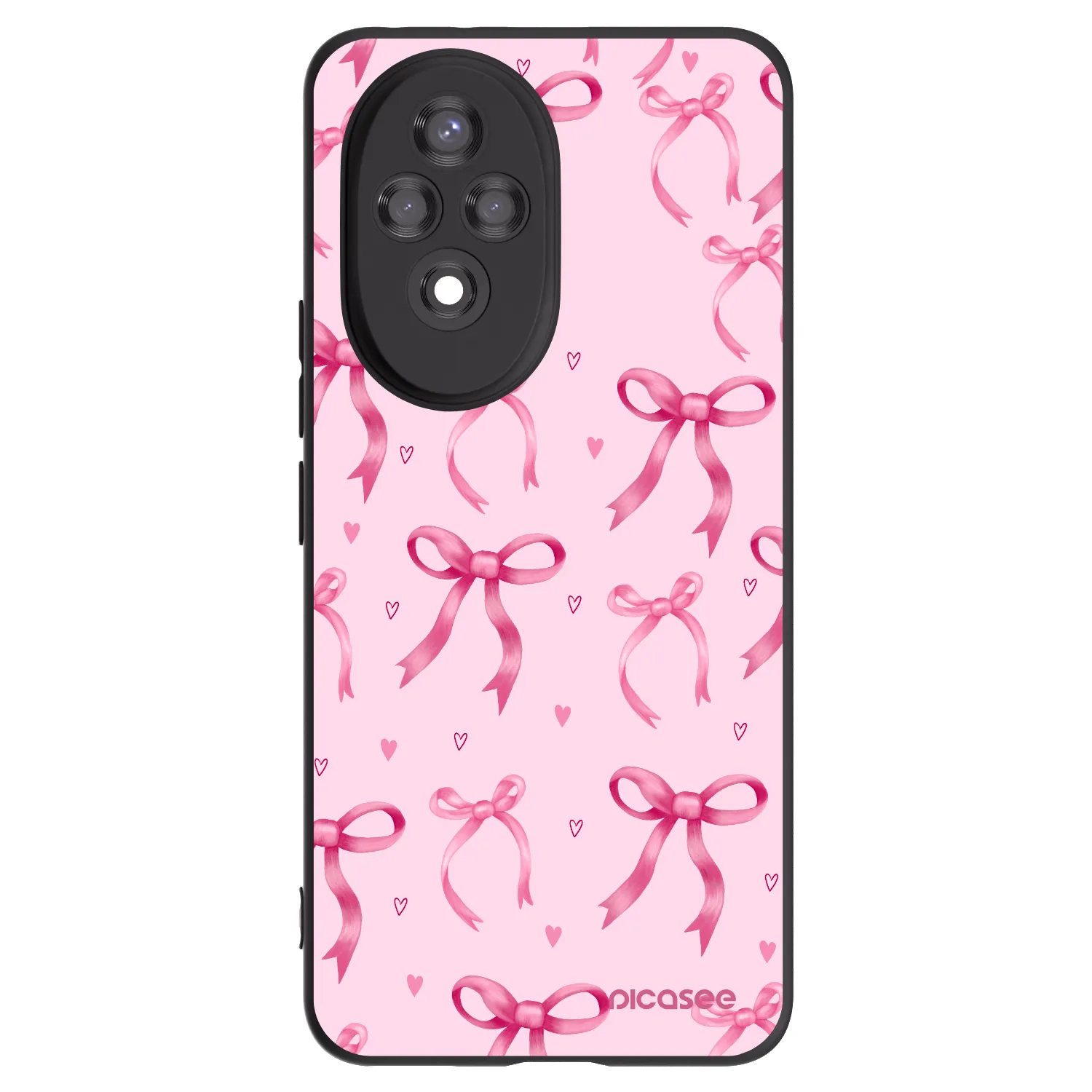 Picasee silikónový čierny obal pre Honor 200 5G - Bow Aesthetic