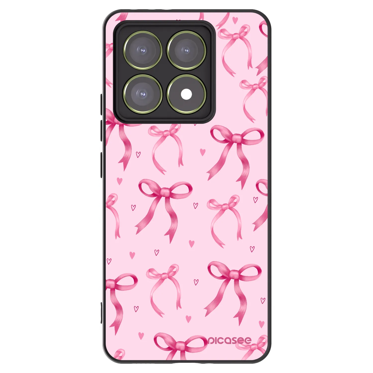 Picasee silikónový čierny obal pre Xiaomi 14T - Bow Aesthetic