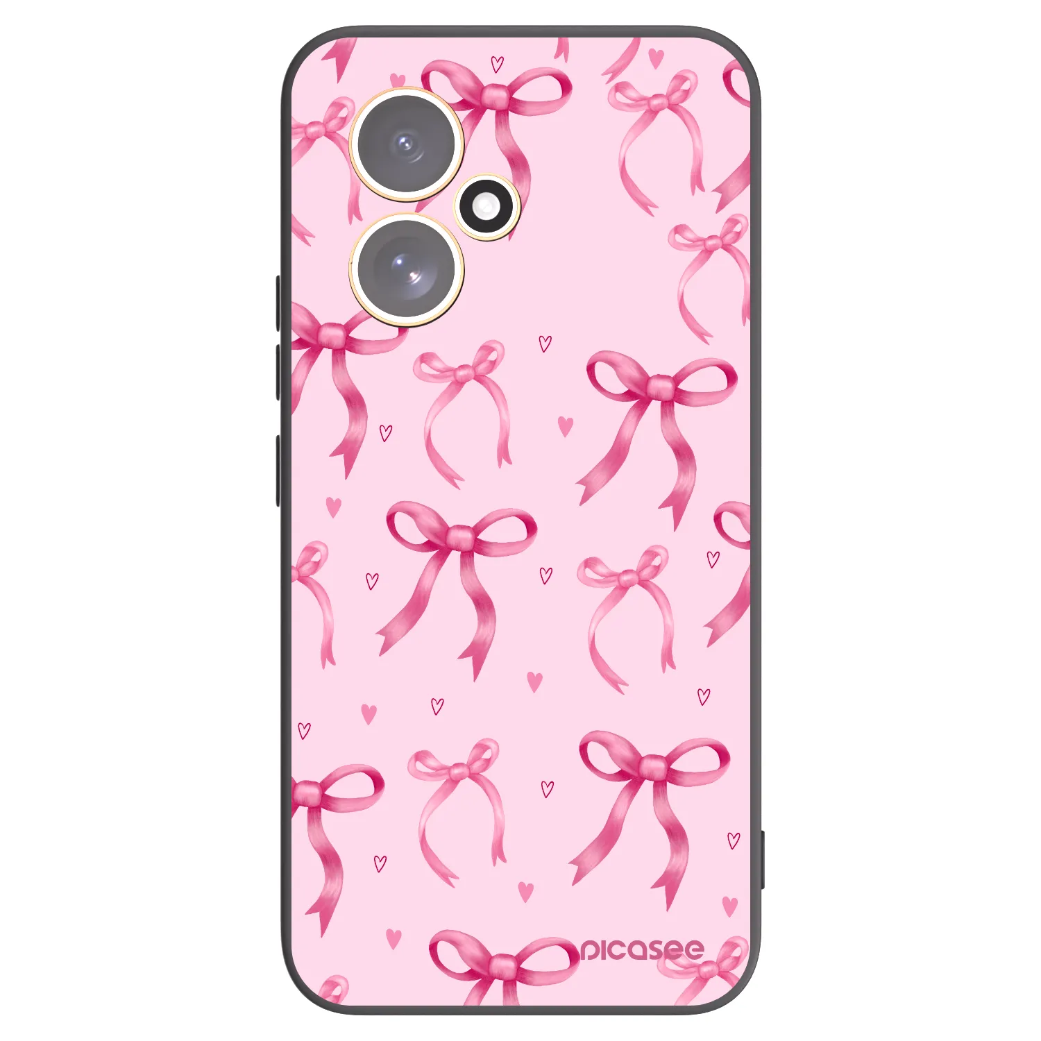 Picasee silikónový čierny obal pre Honor 400 5G - Bow Aesthetic