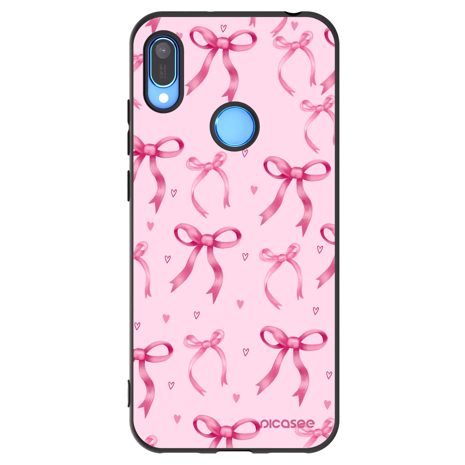 Picasee silikónový čierny obal pre Huawei Y6 2019 - Bow Aesthetic