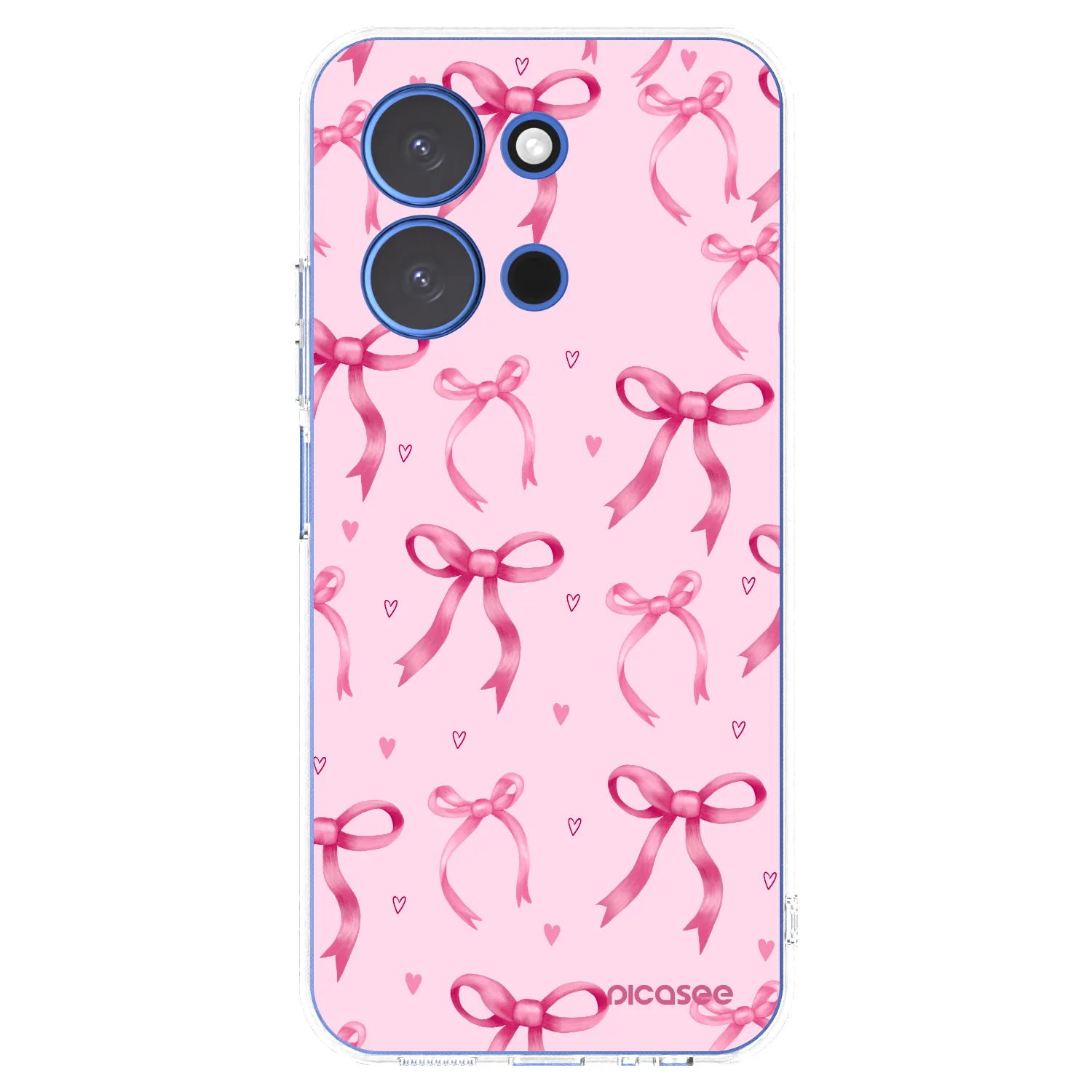 Picasee silikónový prehľadný obal pre Xiaomi Redmi 15C 4G - Bow Aesthetic