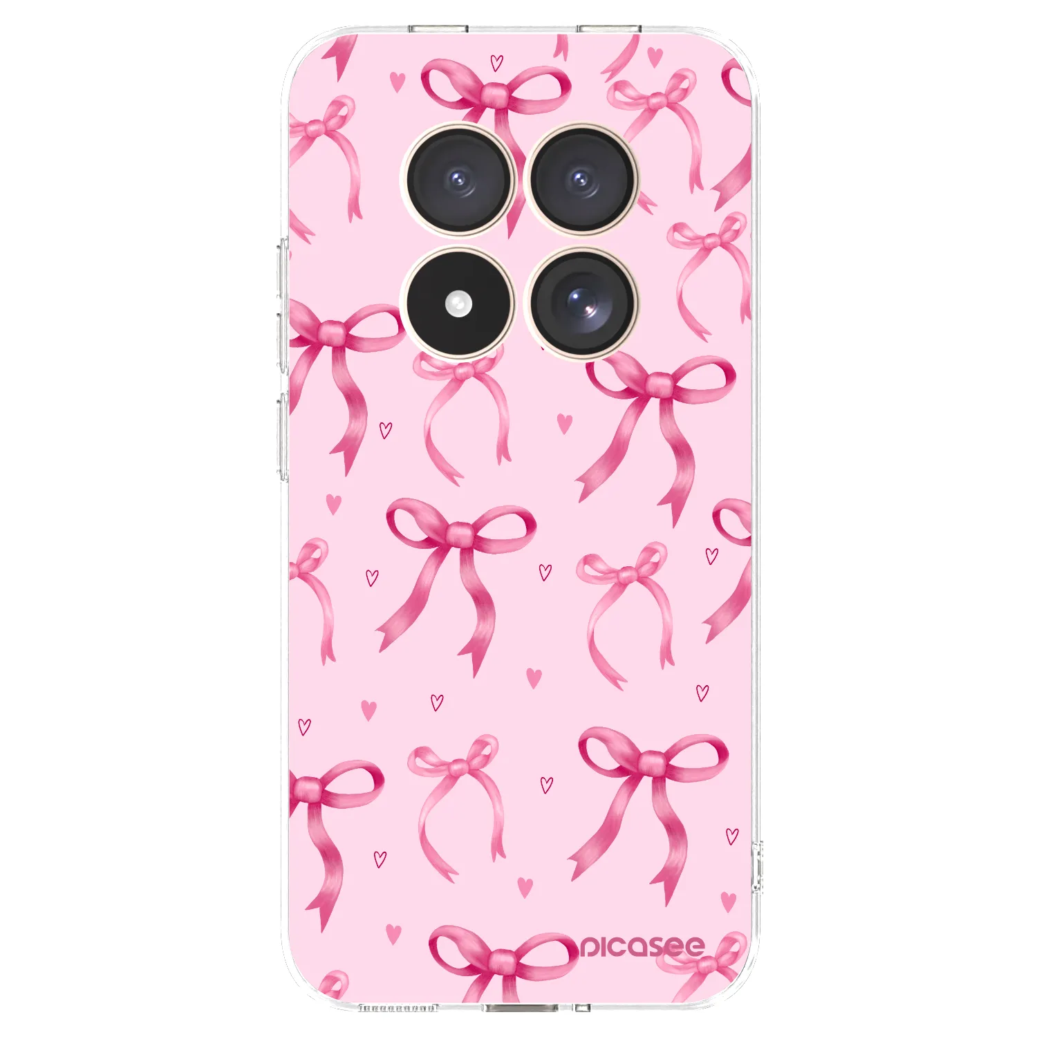 Picasee silikónový prehľadný obal pre Xiaomi Redmi Note 15 Pro 4G - Bow Aesthetic