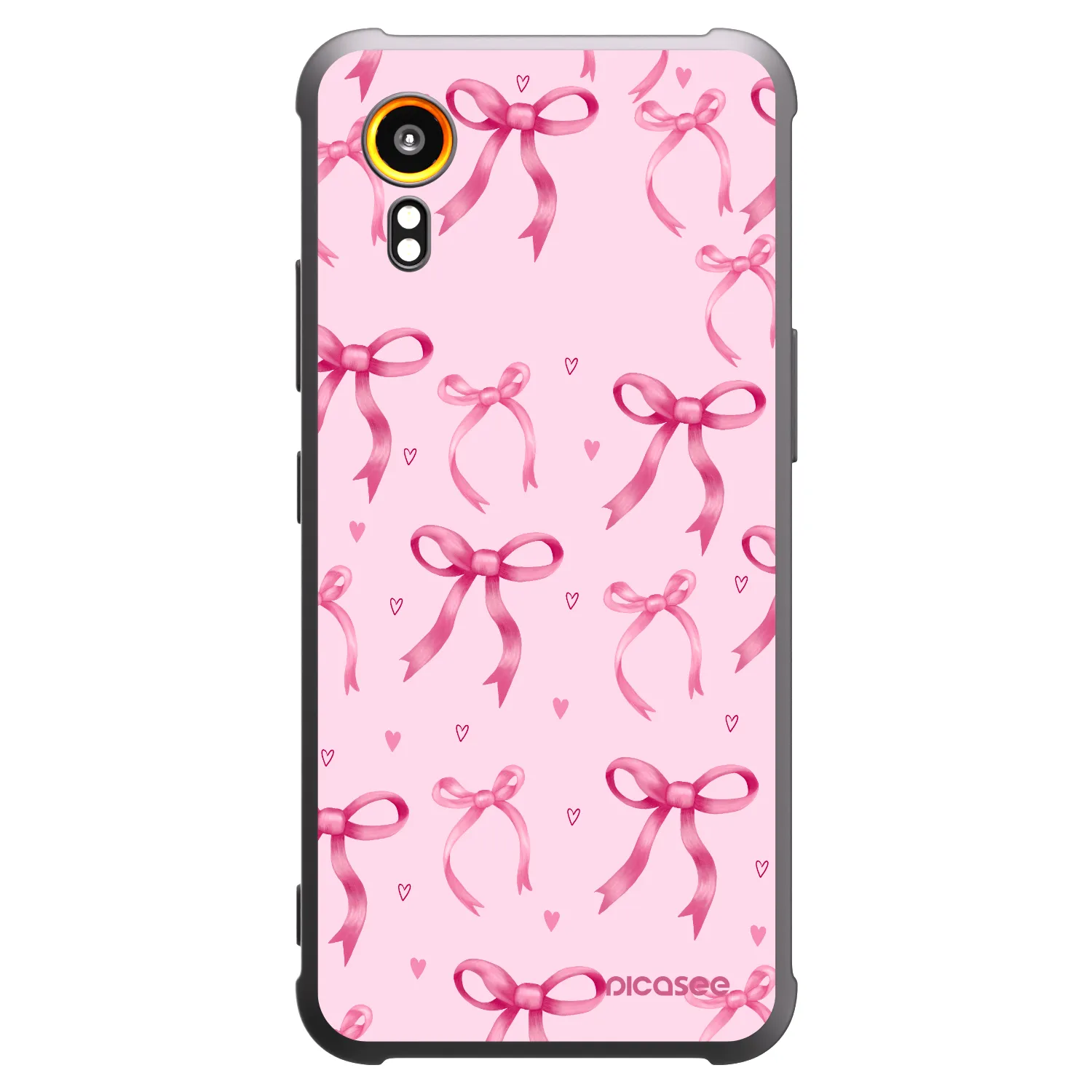 Picasee silikónový čierny obal pre Samsung Galaxy Xcover 7 - Bow Aesthetic
