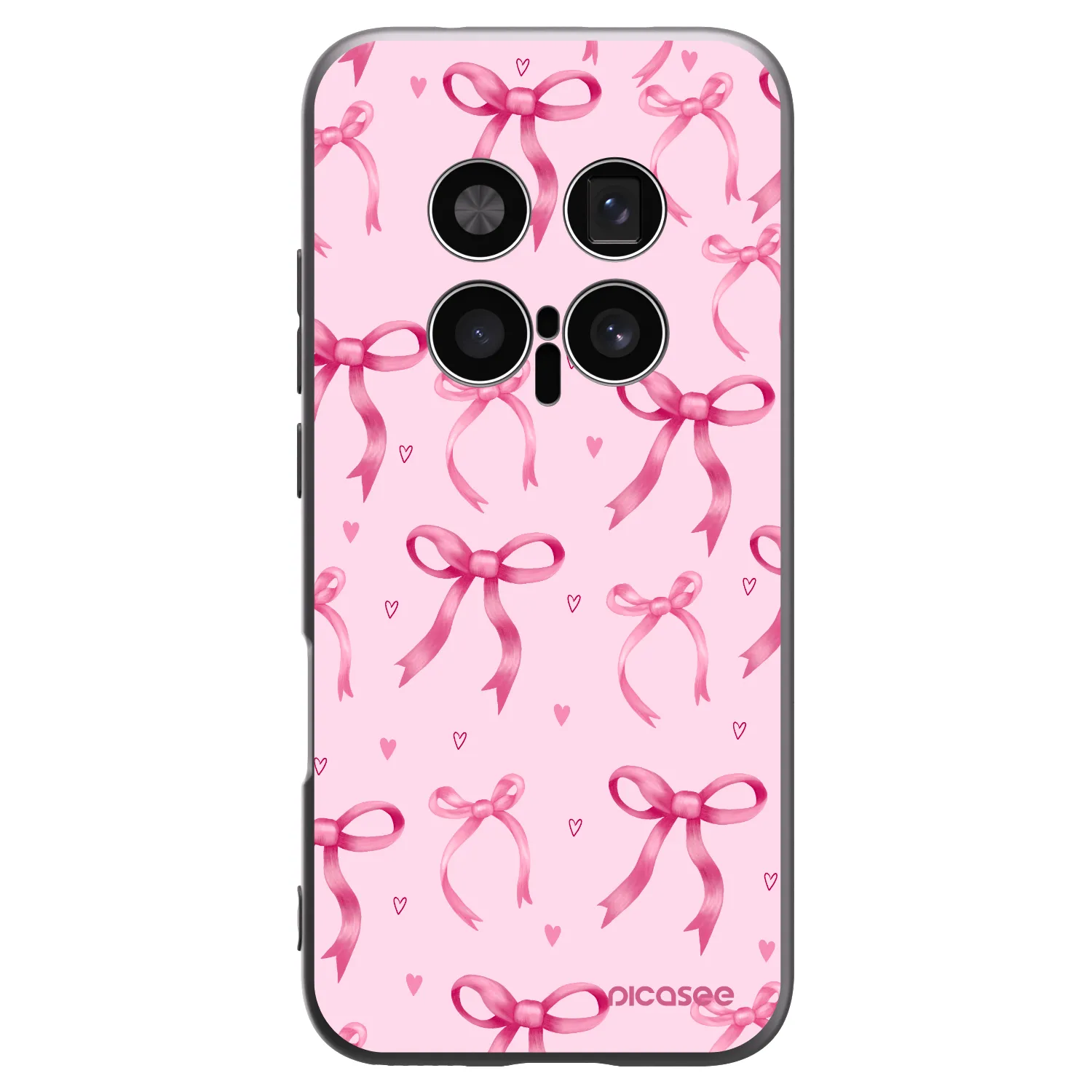 Picasee silikónový čierny obal pre Honor Magic8 Pro 5G - Bow Aesthetic