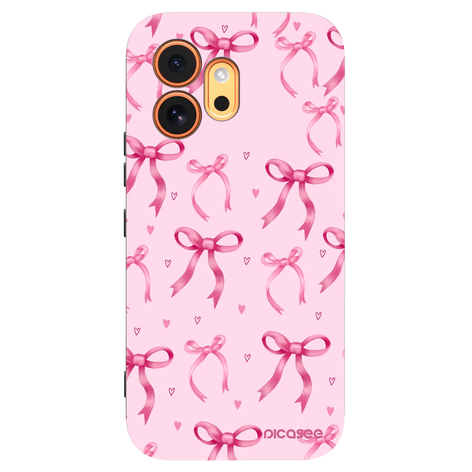 Picasee silikónový čierny obal pre Honor 600 - Bow Aesthetic