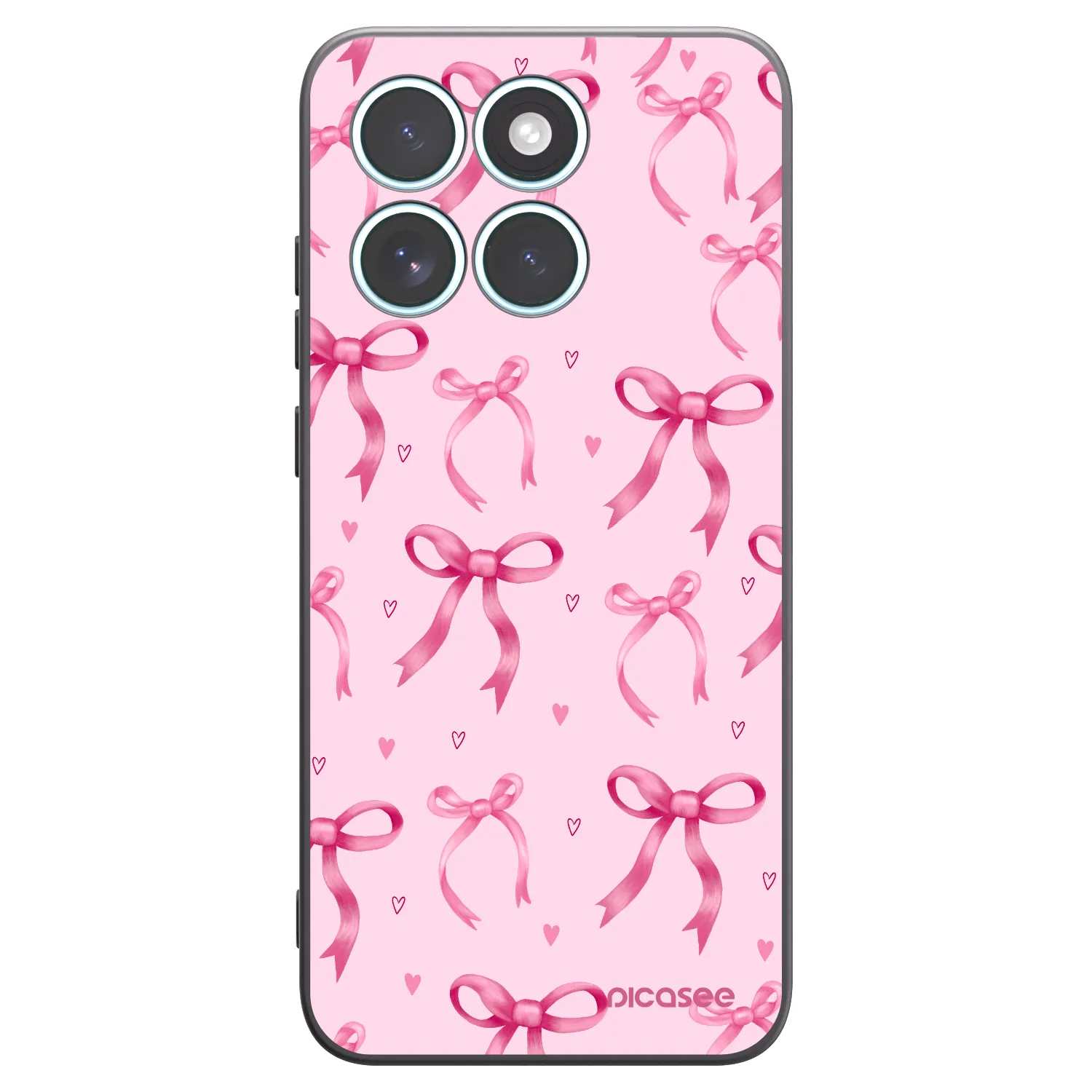 Picasee silikónový čierny obal pre Motorola Edge 70 Fusion - Bow Aesthetic
