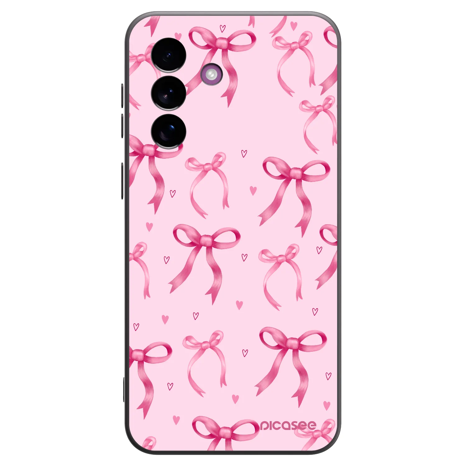 Picasee silikónový čierny obal pre Samsung Galaxy A37 - Bow Aesthetic