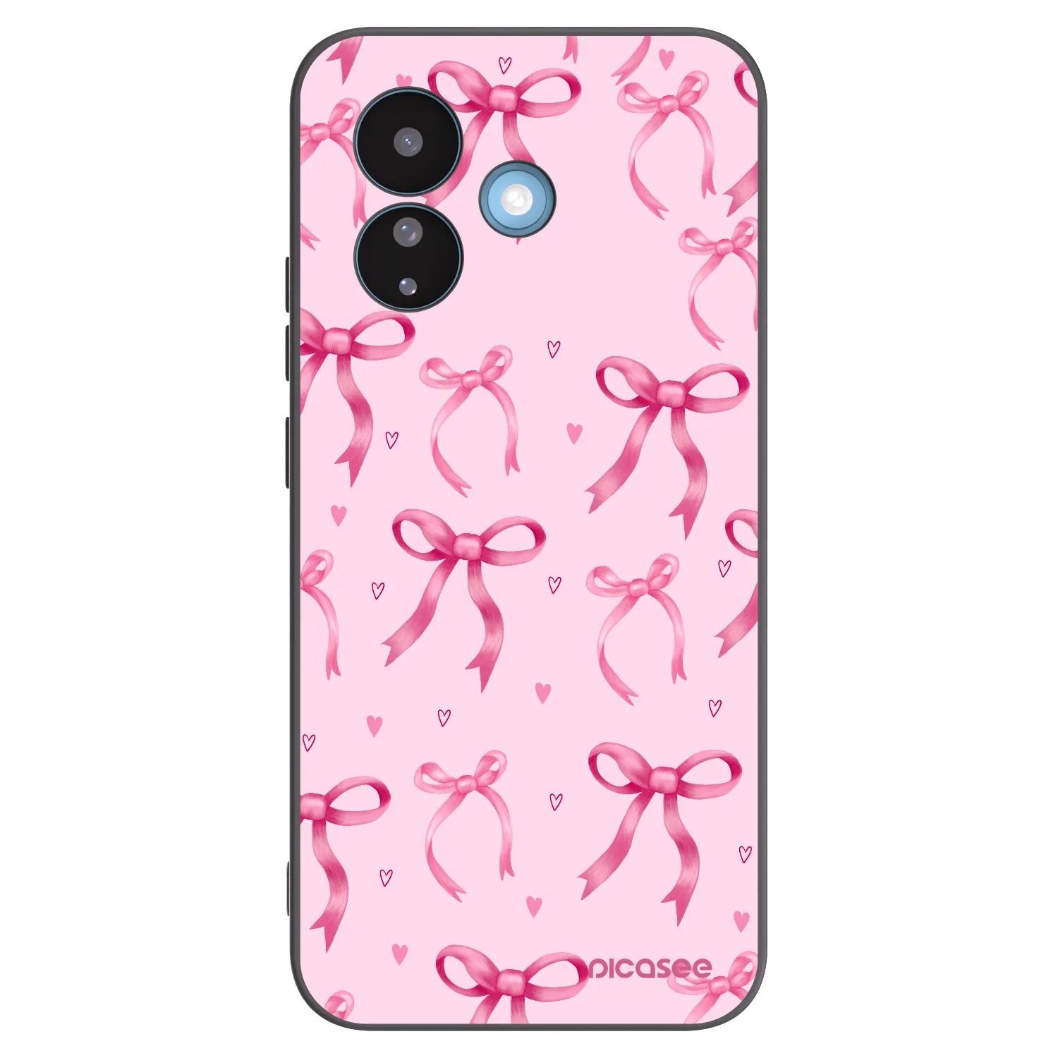 Picasee silikónový čierny obal pre Xiaomi Redmi Note 17 Pro 5G - Bow Aesthetic