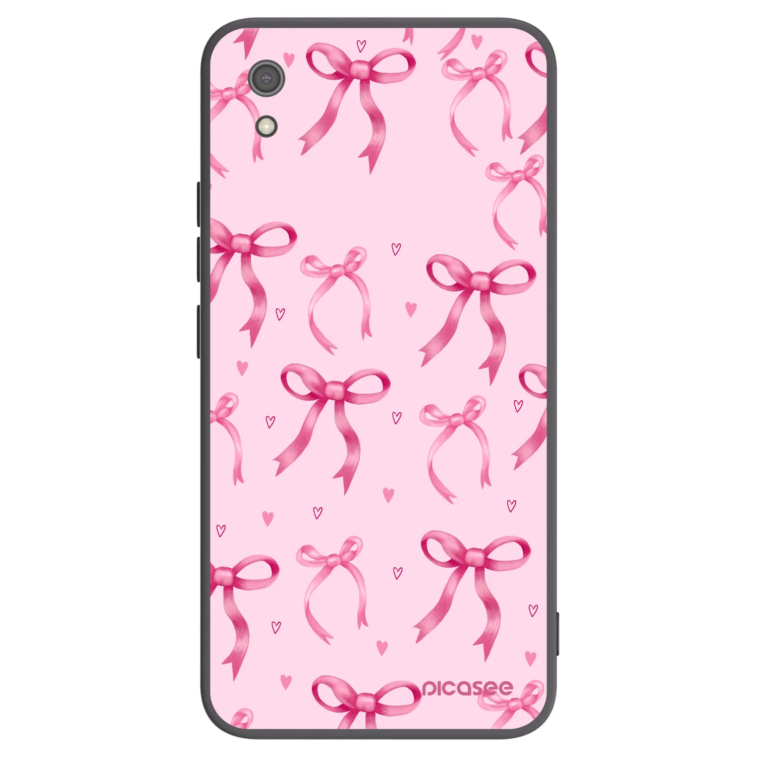 Picasee silikónový čierny obal pre Xiaomi Redmi 7A - Bow Aesthetic
