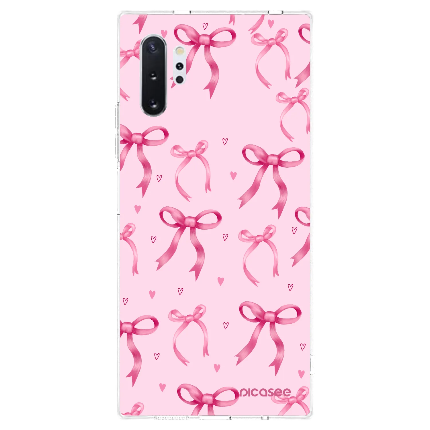 Picasee silikónový prehľadný obal pre Samsung Galaxy Note 10+ N975F - Bow Aesthetic