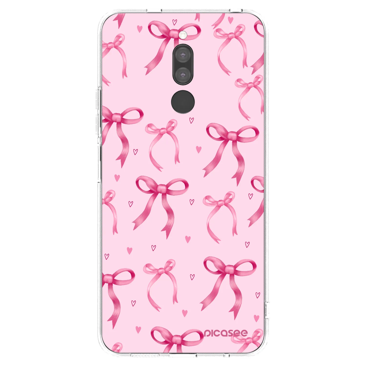 Picasee silikónový prehľadný obal pre Xiaomi Redmi 8 - Bow Aesthetic