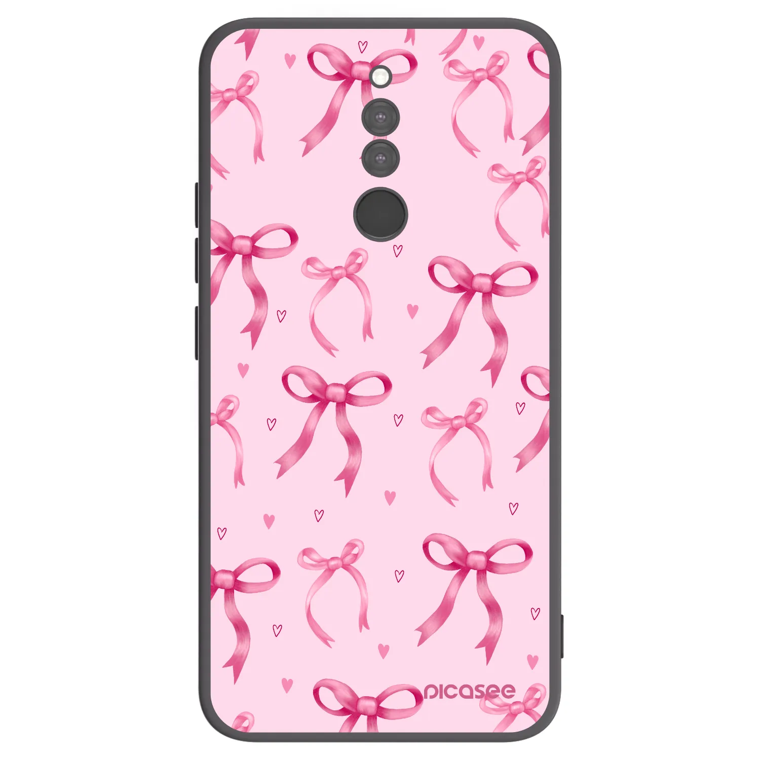 Picasee silikónový čierny obal pre Xiaomi Redmi 8 - Bow Aesthetic