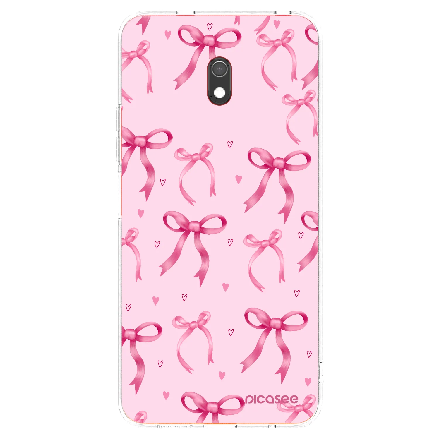 Picasee silikónový prehľadný obal pre Xiaomi Redmi 8A - Bow Aesthetic