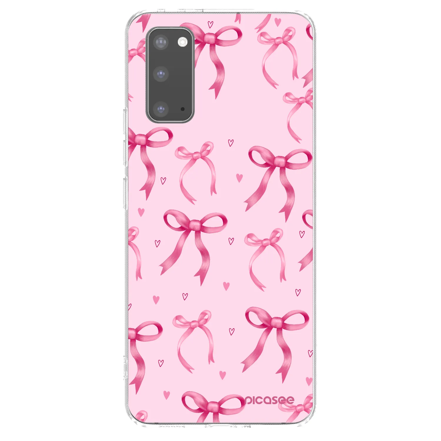 Picasee silikónový prehľadný obal pre Samsung Galaxy S20 G980F - Bow Aesthetic
