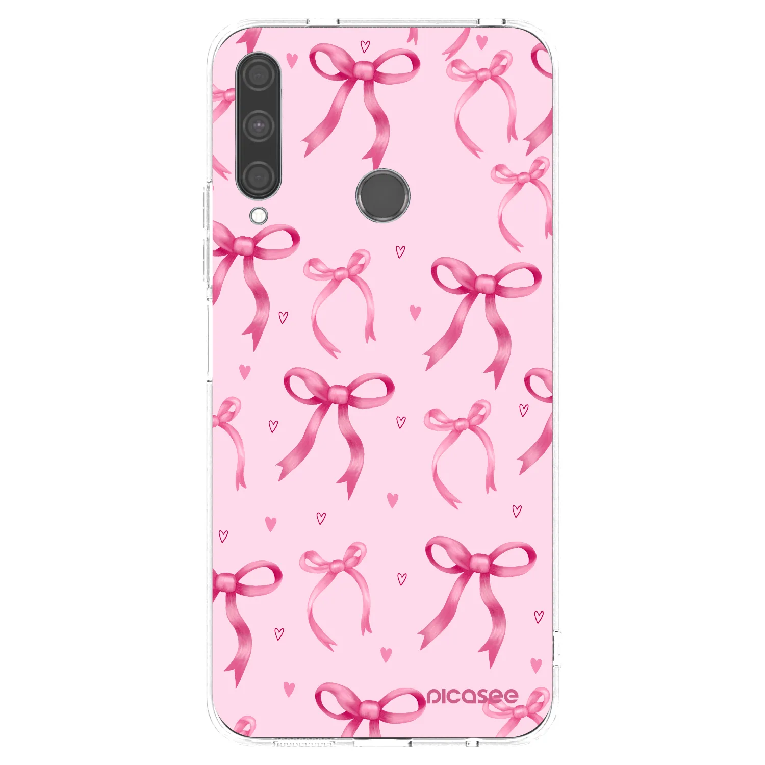 Picasee silikónový prehľadný obal pre Huawei P40 Lite E - Bow Aesthetic