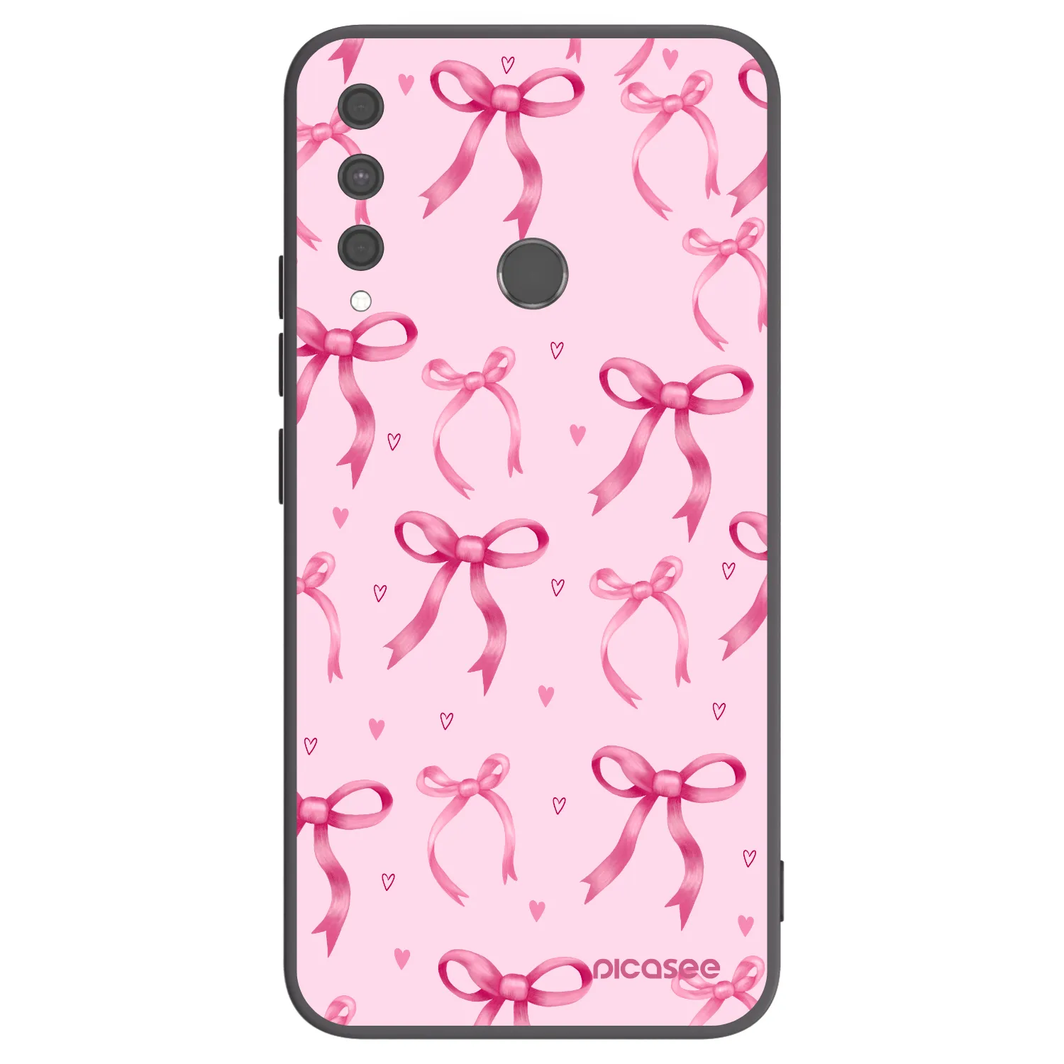 Picasee silikónový čierny obal pre Huawei P40 Lite E - Bow Aesthetic