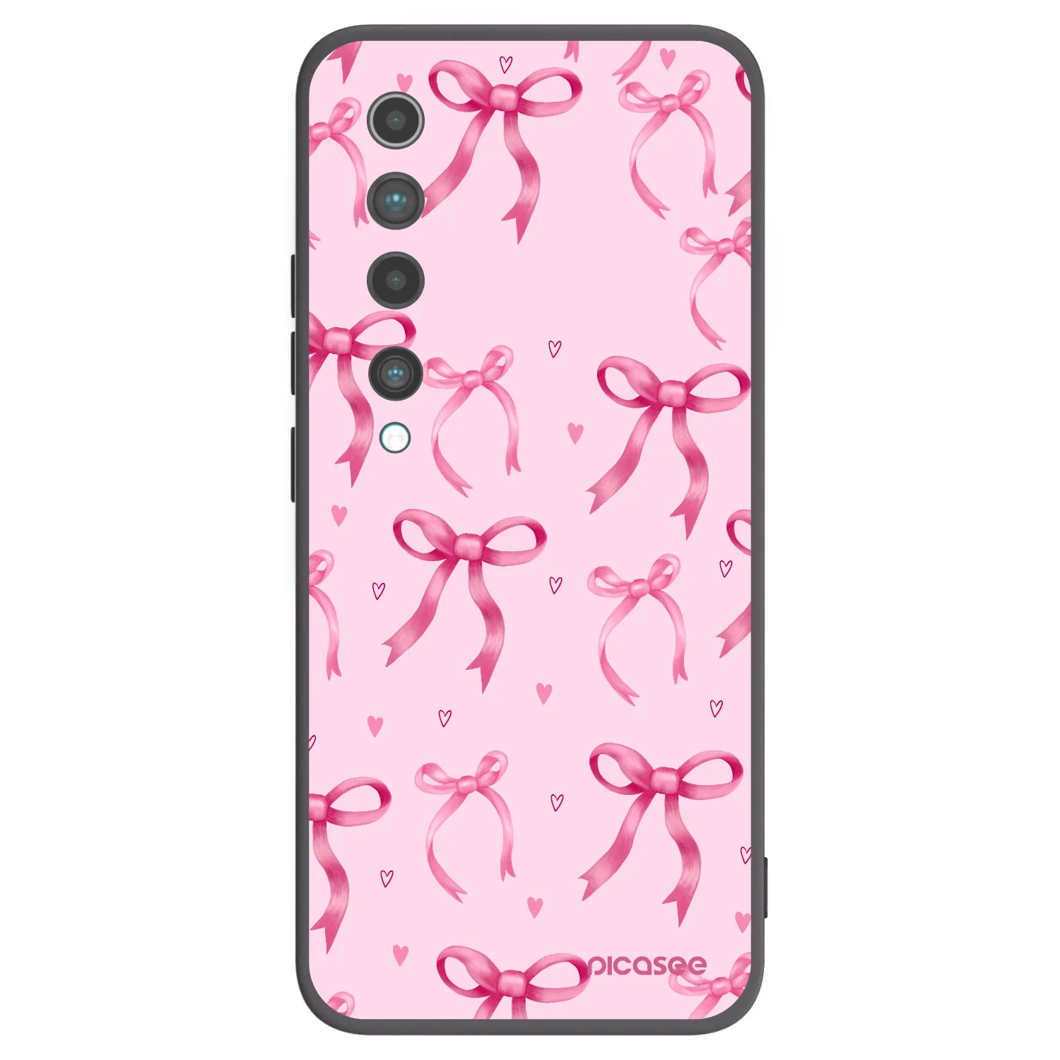Picasee silikónový čierny obal pre Xiaomi Mi 10 - Bow Aesthetic