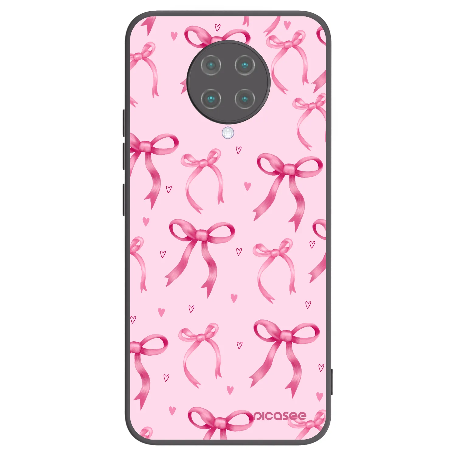 Picasee silikónový čierny obal pre Xiaomi Poco F2 Pro - Bow Aesthetic