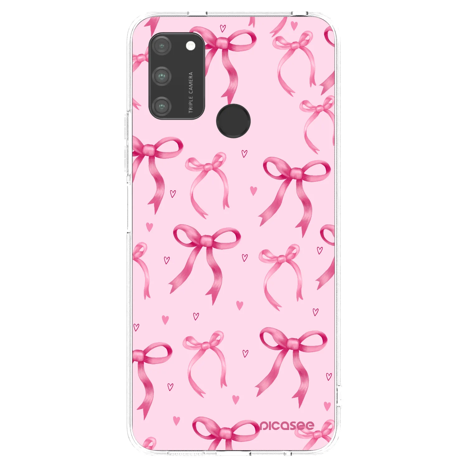 Picasee silikónový prehľadný obal pre Honor 9A - Bow Aesthetic