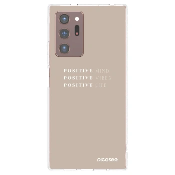 Picasee silikónový prehľadný obal pre Samsung Galaxy Note 20 Ultra - Positive Vibes