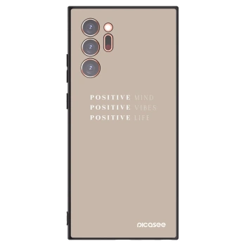 Picasee silikónový čierny obal pre Samsung Galaxy Note 20 Ultra - Positive Vibes