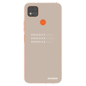 Picasee silikónový prehľadný obal pre Xiaomi Redmi 9C - Positive Vibes
