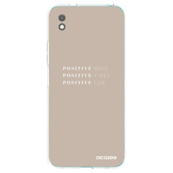 Picasee silikónový čierny obal pre Xiaomi Redmi 9A - Positive Vibes