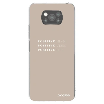 Picasee silikónový čierny obal pre Xiaomi Poco X3 - Positive Vibes