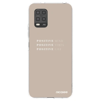 Picasee silikónový prehľadný obal pre Xiaomi Mi 10 Lite - Positive Vibes