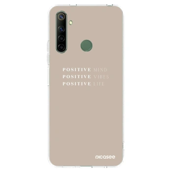Picasee silikónový prehľadný obal pre Realme 6i - Positive Vibes