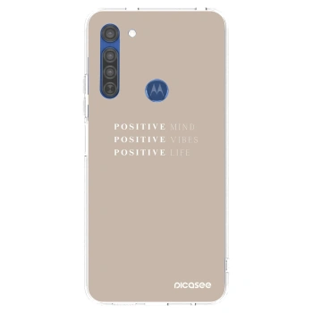 Obal pre Motorola Moto G8 - Positive Vibes