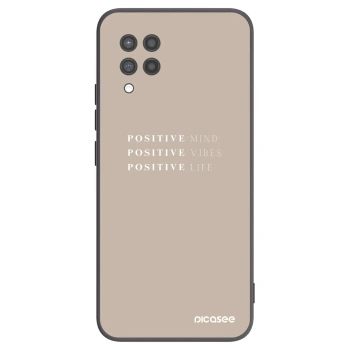 Picasee silikónový čierny obal pre Samsung Galaxy A42 A426B - Positive Vibes
