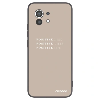 Picasee silikónový čierny obal pre Xiaomi Mi 11 - Positive Vibes