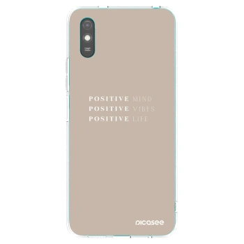Picasee silikónový prehľadný obal pre Xiaomi Redmi 9AT - Positive Vibes