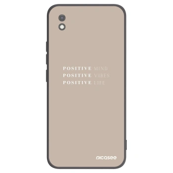 Picasee silikónový čierny obal pre Xiaomi Redmi 9AT - Positive Vibes