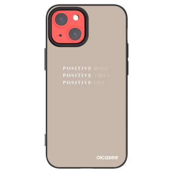 Picasee silikónový čierny obal pre Apple iPhone 13 mini - Positive Vibes