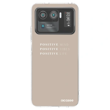 Picasee silikónový prehľadný obal pre Xiaomi Mi 11 Ultra - Positive Vibes