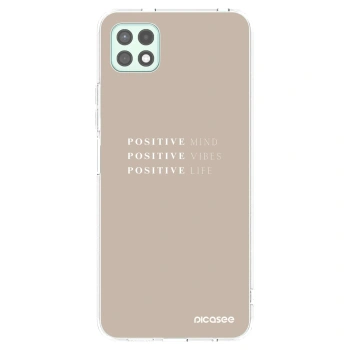 Picasee silikónový prehľadný obal pre Samsung Galaxy A22 A226B 5G - Positive Vibes