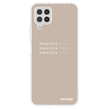 Picasee silikónový prehľadný obal pre Samsung Galaxy A22 A225F 4G - Positive Vibes