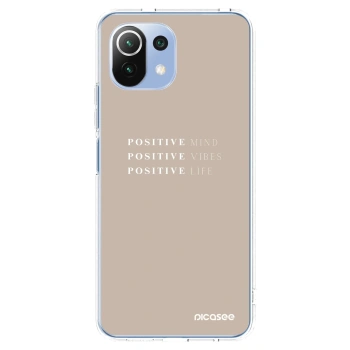 Picasee silikónový prehľadný obal pre Xiaomi 11 Lite 5G NE - Positive Vibes