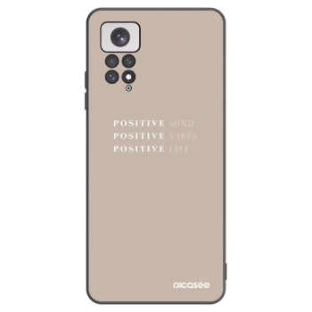 Picasee silikónový čierny obal pre Xiaomi Redmi Note 11 - Positive Vibes